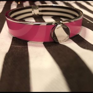Hot Pink Enamel Bangle